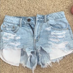 American eagle jean shorts